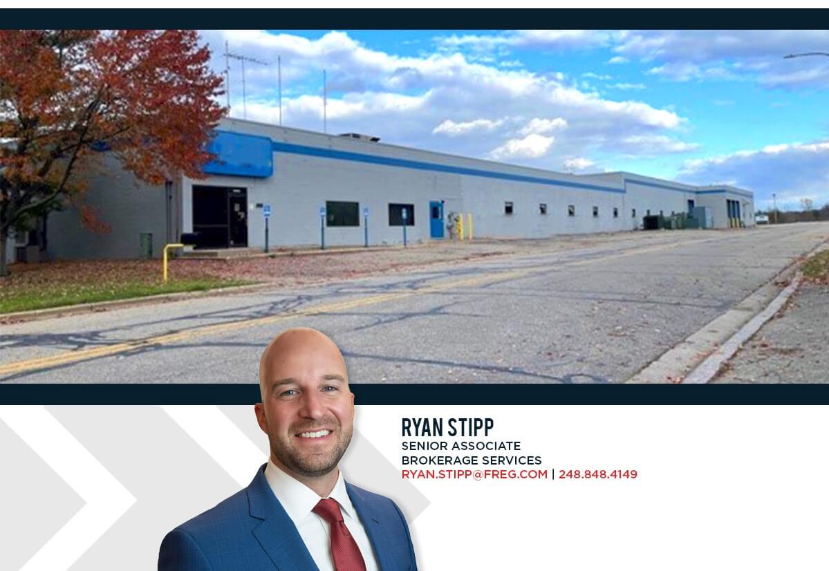 Friedman Real Estate’s Ryan Stipp Sells a 123,596 SF manufacturing and