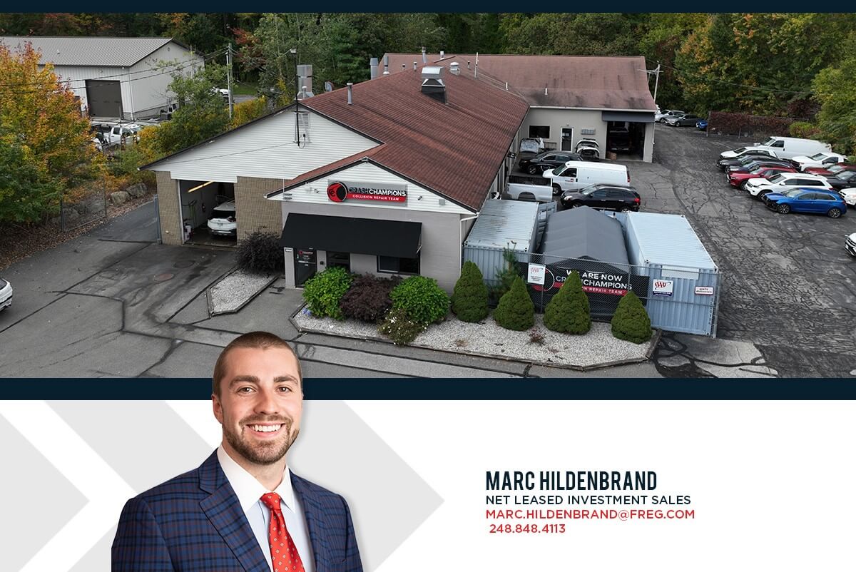 Friedman Real Estate’s Marc Hildenbrand Sells the 9,771 SF Crash Champions Collision Shop in